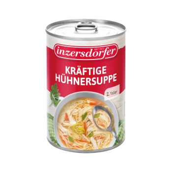 Inzersdorfer Kräftige Hühnersuppe, 400 Gramm Dose